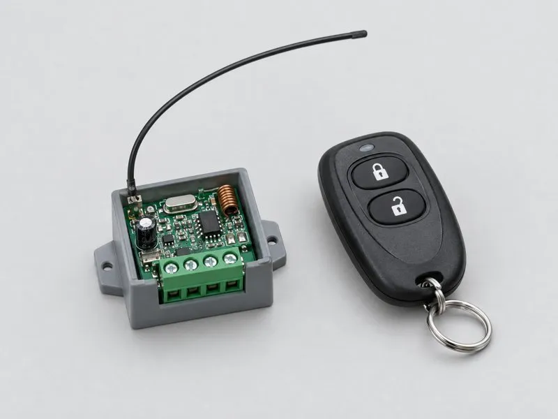 RF receiver board with two remote openers