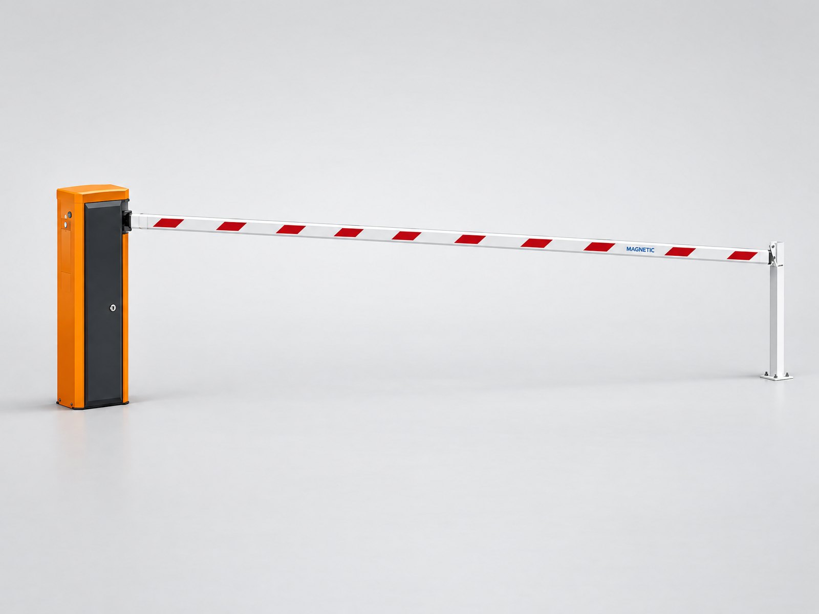 Wide / Truck Lane Magnetic operator and barrier arm